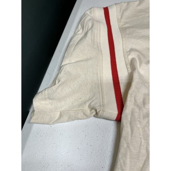 J. Lindbergh Glade Varsity Rib Tee Womens Cloud White Womens Size M - Picture 4 of 8